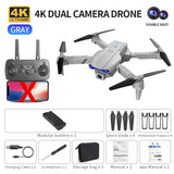 New Mini drone E99 4K WIFI HD camera FPV Foldable RC Aerial Photography quadcopter Toy Helicopter holiday gift for kids