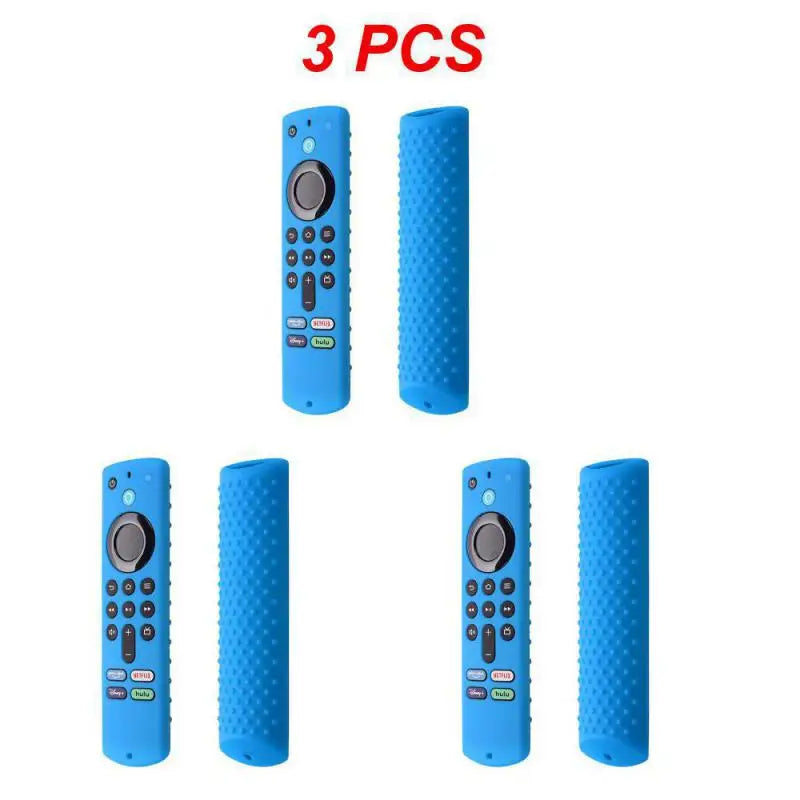 1~4PCS For Amazon Fire TV Stick 4K TV Stick Remote Silicone Case Protective Cover Skin Remote Control Protection Silicone Cover