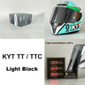 KYT TT COURSE Motorcycle Helmet Visor Lens Full Face Helmet Casco Moto Accessories Windshield Anti-UV KYT Capacete TTC VESC-8