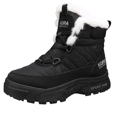 Mens Boots Outdoor Snow Shoes Plus Cotton Winter Non-slip Desert Army Boot Warm Plush High Tops Wear-resistant Thick Bottom Shoe