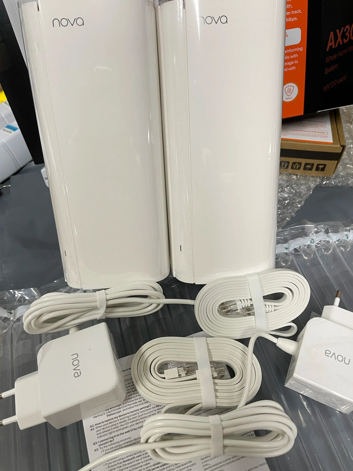 WIFI 6 AX3000 Mesh Router Tenda WiFi Router 2.4G 5Ghz Full Gigabit Router Tenda  AC1200 Mesh system Router WIFI range Extender