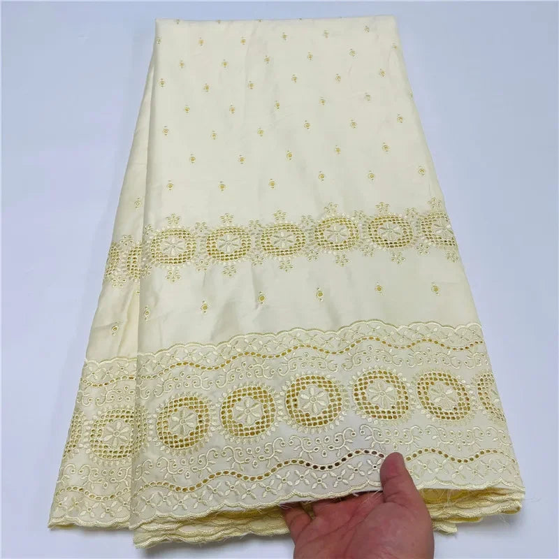 High Quality Swiss Voile Lace In Switzerland 100% Cotton Polish Dry Men Dress Lace fabric For Wedding Dresses Africa Fabrics