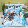 Cartoon Duvet Cover Disney Cute Frozen Printed Children 3-Piece Set 1 Quilt Cover Comforter Bedding Sets King Queen Size