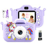 Kids Camera Toys Cute Horse Unicorn 32MP1080P HD Digital Camera for Toddler Kid Christmas Birthday Festival Children Gift