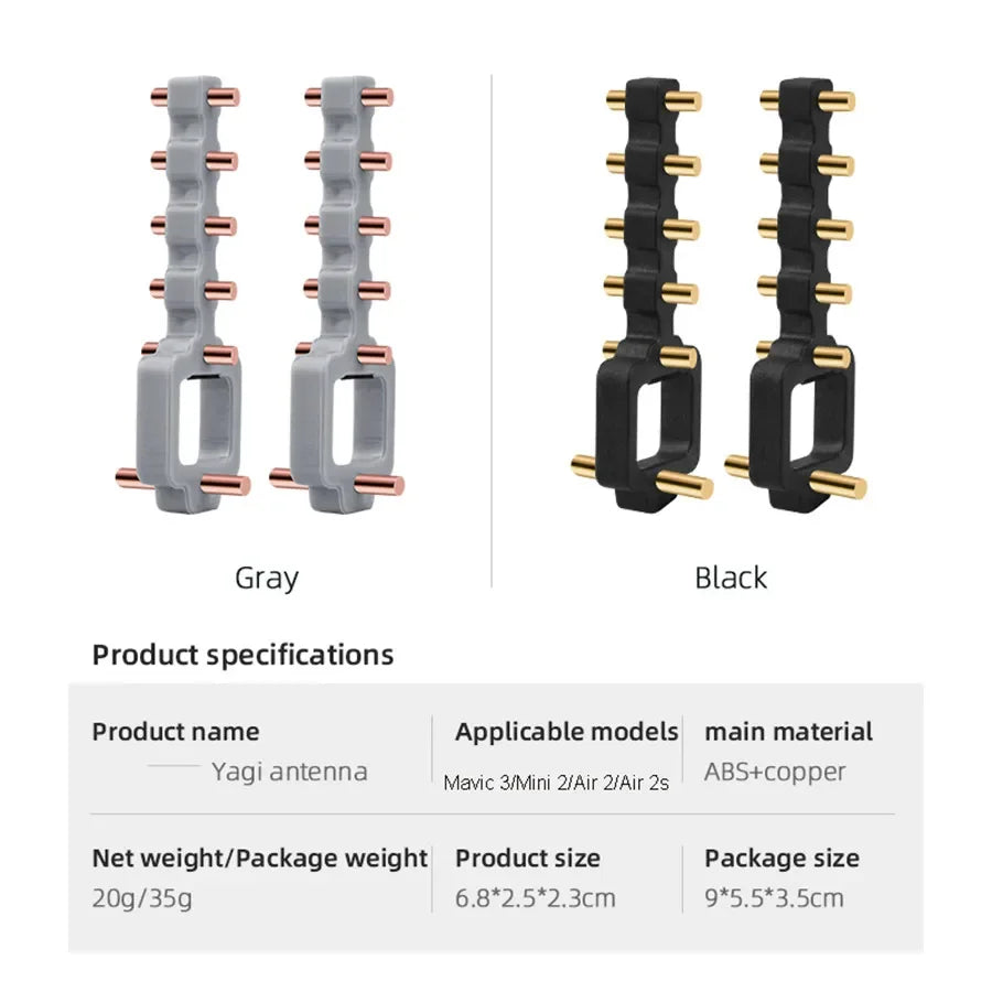 Mini 3 Pro Yagi Antenna Signal Booster Amplifier for DJI Mavic 3 / Air 2 / 2S / Mini 2/2SERC-N1 Remote Signal Range Extender