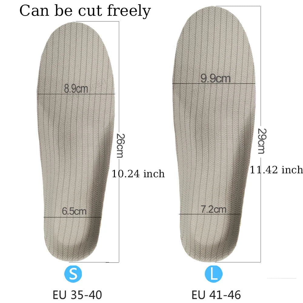 Premium Orthotic Gel Insoles Orthopedic Flat Foot Health Sole Pad For Shoes Insert Arch Support Pad For Plantar fasciitis Unisex