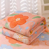 Sanrio Bedding Sheet Plush Cartoon Hello Kitty Blanket Air Conditioner Blanket Winter Woolen Blanket Quilt