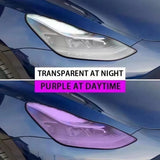 TPU Photochromic Headlight Protection Film PPF Paint Protection Photochromic Film UV Color Change Headlight Anti-scratch Film