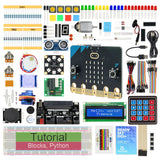 Freenove Ultimate Starter Kit for BBC micro:bit V2, 316-Page Detailed Tutorial, 225 Items, 44 Projects, Blocks and Python Code