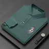 Designer Quality Men's Polo Shirt Autumn Lapel Embroidered Long Sleeved British Business Anti Pilling T-Shirt Trend Fashion Golf