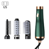 2023 New Hot Air Hair Dryer Brush, Multifunction Electric Hair Straightener Brush Negative  Fast Heat Curler Comb Styler