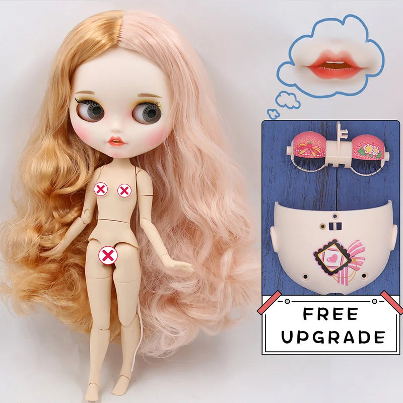 ICY DBS blyth doll CUSTMIZED carvd lips teeth matte face  joint body on sale 1/6 BJD neo azone