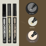 1/3pcs Mirror Marker Pen DIY Reflective Paint Pens Mirror Markers Chrome Gold SILVER Marker Car Styling Art Craftwork