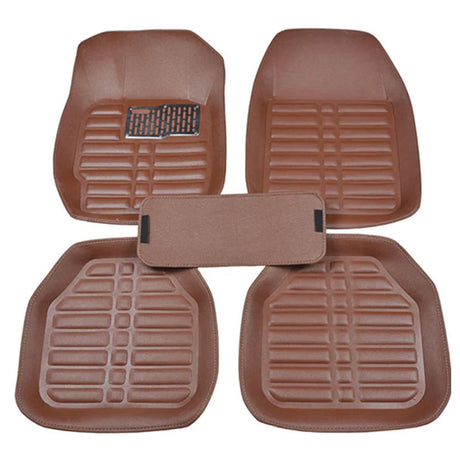 5pcs Auto Floor Mats Foot Rugs Carpets Car Styling For Duster Premium Full Set Carpet Floor Mat Leather Car Accessories