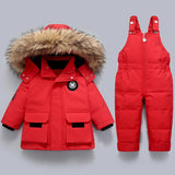 Children Clothing Set Baby Winter Warm Down Jackets parka Boys Thick Jumpsuit Infant overcoat toddler Girl Clothes Kids Snowsuit