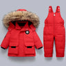 Children Clothing Set Baby Winter Warm Down Jackets parka Boys Thick Jumpsuit Infant overcoat toddler Girl Clothes Kids Snowsuit