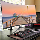 Gaming All in One Desktop Computer White 34 Inch Monitor Core i7 CPU i5 i3 with NVIDIA GTX HD graphics card 4G PC Gamer