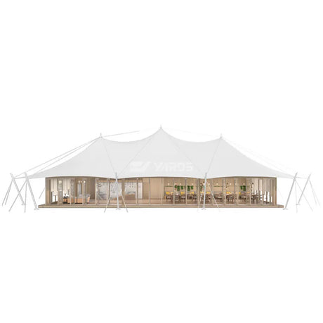 Hotel Tent, Scenic Camping Base, Catering Service Center, Membrane Structure European Style Tent