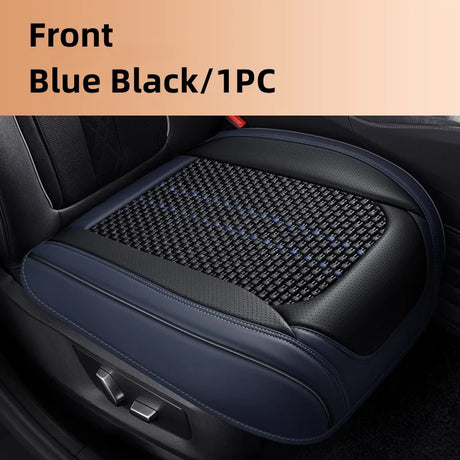 Car Seat Protector Cover Breathable PU Leather Driver Seat Non-slip Cushion Universal Size Luxury Car Interior Seat Mat Decorate