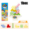 16PCS/32PCS/48PCS Russian Block Cubes Stacking Practice Children's Concentration Blocks Desktop Toys Children's Educational Toys