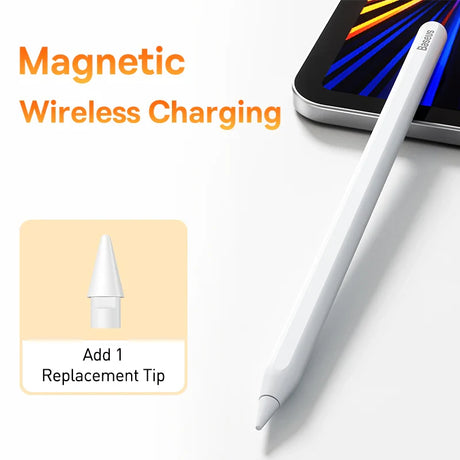 Baseus Stylus Pens for iPad Apple Pencil 2nd Gen with Bluetooth Magnetic Wireless Charging and Tilt Sensitive Palm Rejection