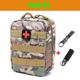 Tactical Molle First Aid Kit Survival Bag Emergency Pouch Military Outdoor Travel Waist Pack EDC Hunting Camping Lifesaving Case