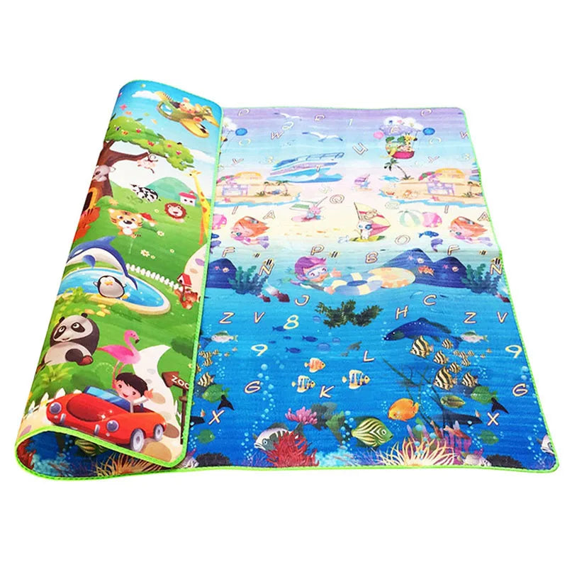 Baby Crawling Puzzle Play Mat Blue Ocean Playmat EVA Foam Kids Gift Toy Children Carpet Outdoor Play Soft Floor Gym Rug