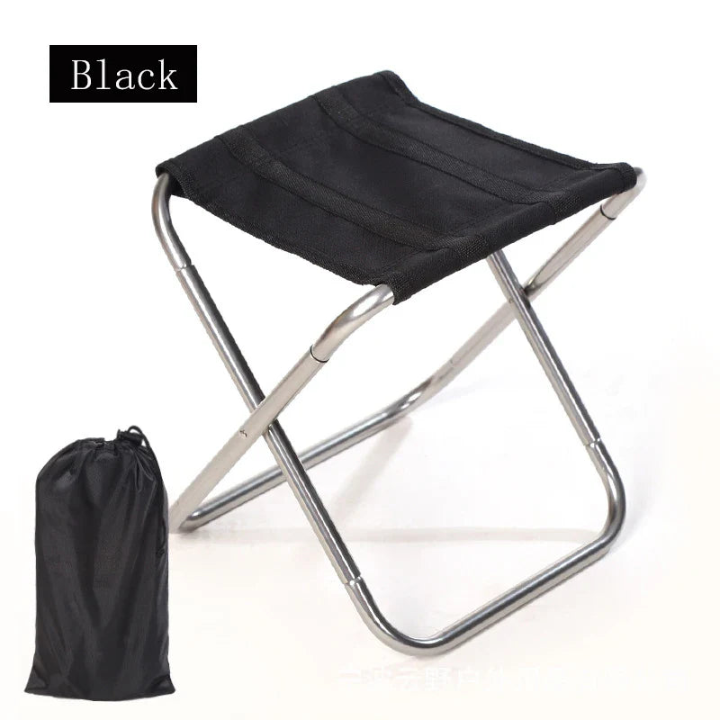 Folding Small Stool Bench Stool Portable Outdoor Mare Ultra Light Subway Train Travel Picnic Camping Fishing Chair Foldable