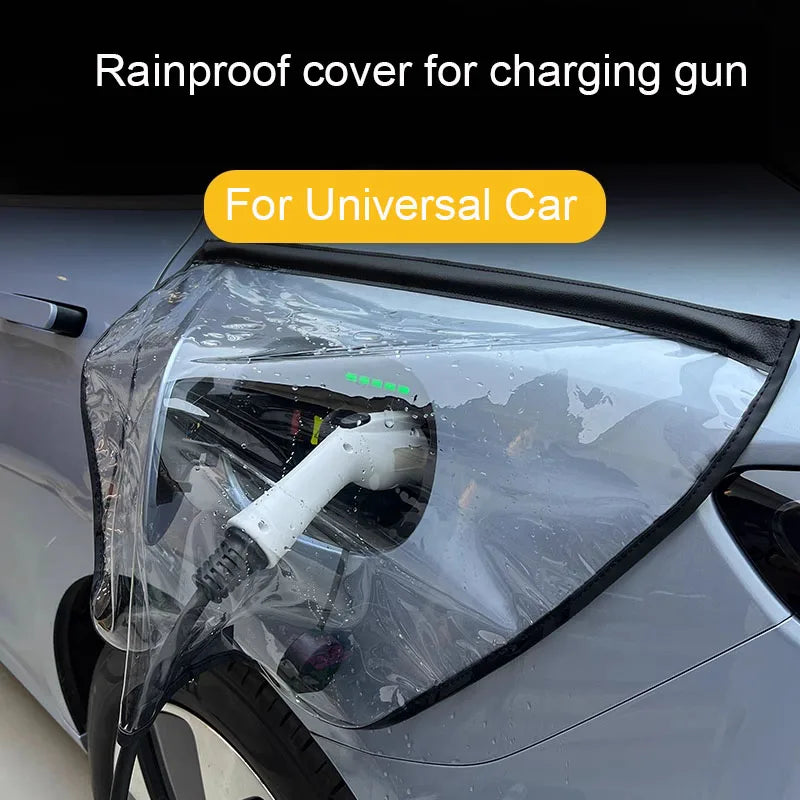 Car New Energy Charging Port Rain Cover Rainproof Dustproof EV Charger Guns Protection Electric For VOYAH FREE MG 4 ZEEKR BYD VW