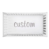 LVYZIHO Custom Name / Image Baby Crib Bedding Set, Your Image Here Bedding Set