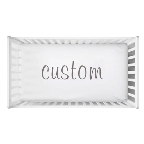 LVYZIHO Custom Name / Image Baby Crib Bedding Set, Your Image Here Bedding Set