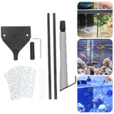 Fish Tank Algae Scraper Cleaner Supply Long Handle Cleaning Gadget Plastic Aquarium