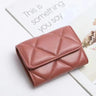 Luxury Brand Leather Wallet Sheepskin Slim Mini Handheld Bag for Women Card Holder Credential Holder Card Wallet Purse