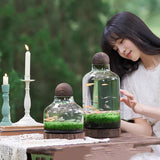Ecological Bottle Micro Landscape Glass Ecological Fish Tank Aquarium Aquarium Small Fish Water Grass Bottle