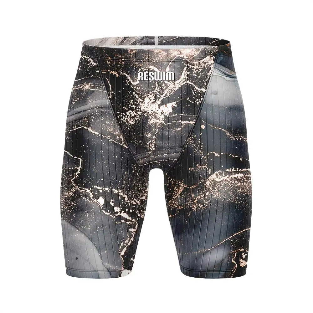 New Summer Men's Beach Tights Shorts Swimming Trunks Endurance Athletic Training Pants Swimsuit Diving Surfing Jammers Swimwear