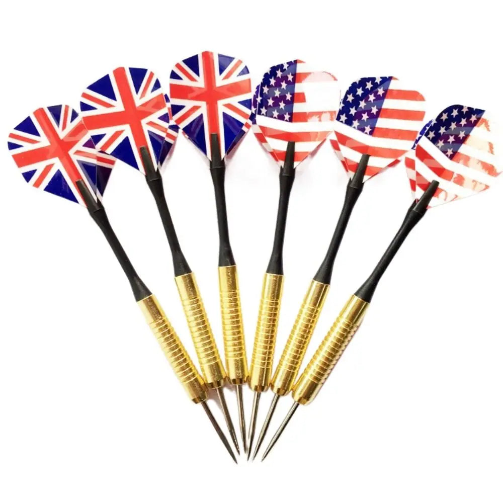 12PCS Steel Tip Tip Darts Set Anti-slip Precision Flying Dart Tungsten Tip Portable Professional Dart Needle Flying Sport