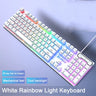 3-piece Set Gaming Keyboard Mouse Headphone Set Wired Backlight Game 104 Keys Keyboards 1600DPI Mice Headset Combos for PC Gamer