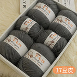 Top Quality Wool Blended Crochet Yarn Knitting Sweater Scarf Woollen Thread Thick Yarn 4ply 3pcs*100g=300grams Free shipping