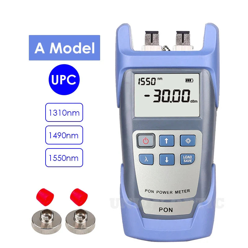 2023 NEW PON OPM Handheld Fiber Optical PON Power Meter FTTX/ONT/OLT 1310/1490/1550nm Test Equipments