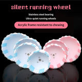 Pet Toy Sports Round Wheel Hamster Exercise Running Wheel Small Animal Pet Cage Accessories Silent Pet Training Supplies