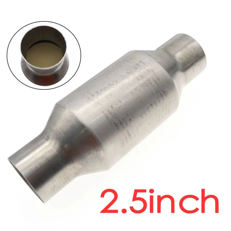 2.5" Universal Car Catalytic Converter Exhaust Systems Muffler Length 11" 400 Ceramic Substrate Engine Accessorie