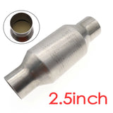 2.5" Universal Car Catalytic Converter Exhaust Systems Muffler Length 11" 400 Ceramic Substrate Engine Accessorie