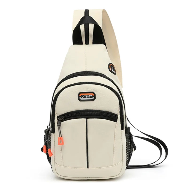 Men Women Polyester Shoulder Bags Outdoor Nylon Fanny Packs Casual Chest Bags Belt Pouch Travel Hip Bag Sport Purses Pocket