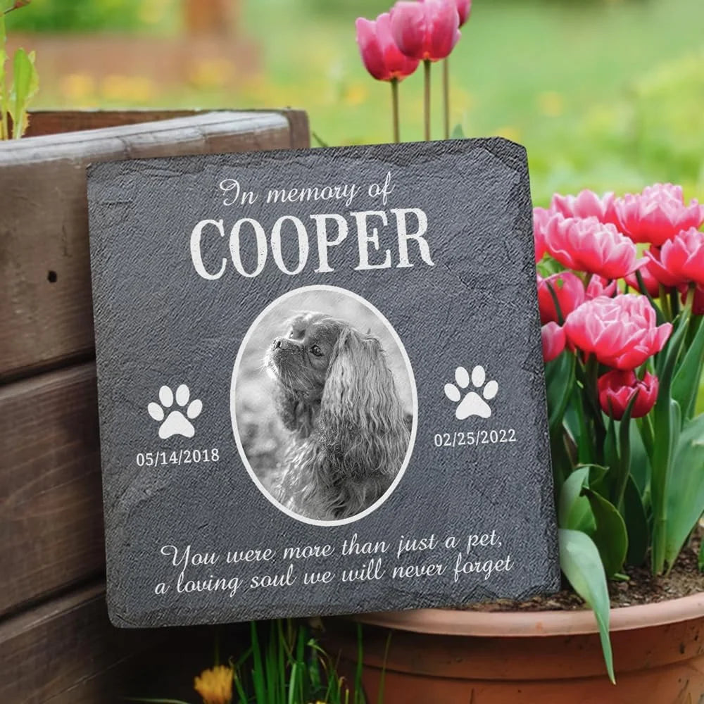 Custom Pet Memorial Stones Pet Grave Stones Personalized Dog Memorial Gifts for Loss Memorials & Funerary Support Dropshipping