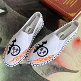 Old Beijing Cloth Shoes Embroidery Flower Social Guy Male Moccasin-Gommino Student Casual Shoes Fashion National Chinese Style