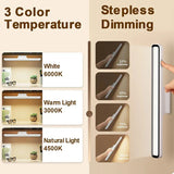 LED Reading Desk Lamp USB Rechargeable Light Stepless Dimming Table Lamp Remote Control Night Light for Bedroom Cabinet Closet