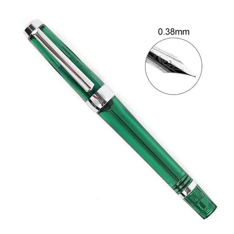 PAILI 013 Vacuum Fountain Pen Resin Transparent Quality EF/F Nib Fountain Pen Ink