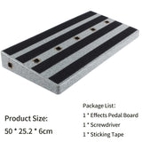 Guitar Pedal Board Rockhouse Guitar Effects Pedal Board Sturdy PE Plastic Guitar Pedalboard Case Guitar Pedal Guitar Accessories