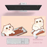 Cute Cat Large Mouse Pad 100x50cm Big Computer Pink Mousepads Gaming Mousepad Big Keyboard Mat Gamer Mouse Pads Desk Mats