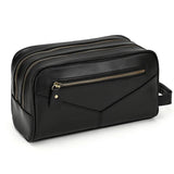 Large Capacity Cowskin Clutch Genuine Leather Storage Bag For Male Female Makeup Travlling Wash s Comsmetic Women